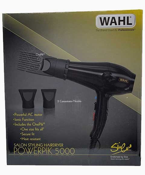 POWERPIK 5000 SALON STYLING HAIRDRYER  Color Black Hair Dryers Asetena Pa 