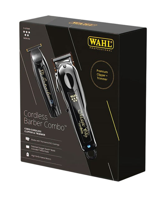 5 STAR SERIES CORDLESS BARBER COMBO Clippers and Trimmers Asetena Pa 