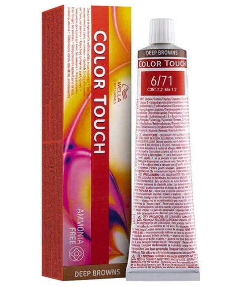 COLOR TOUCH DEEP BROWNS 60 ml Color 5/ 75 Hair Color Asetena Pa 