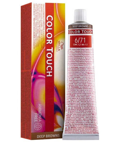 COLOR TOUCH DEEP BROWNS 60 ml Color 7/7 Hair Color Asetena Pa 