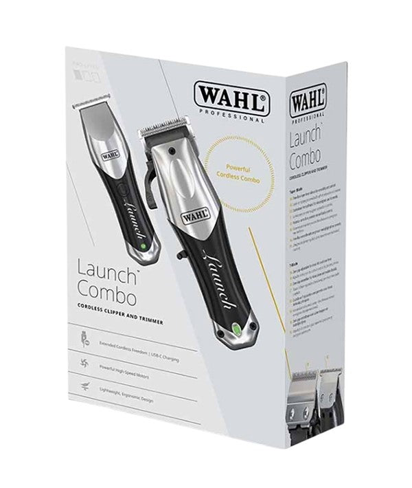 WAHL LAUNCH COMBO CORDLESS CLIPPER AND TRIMMER Clippers and Trimmers Asetena Pa 