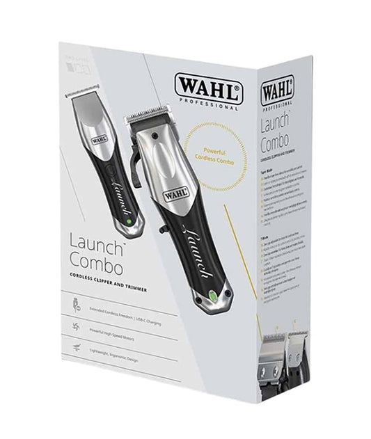 WAHL LAUNCH COMBO CORDLESS CLIPPER AND TRIMMER Clippers and Trimmers Asetena Pa 