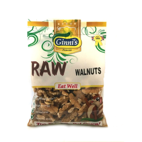 Ginni Raw Walnuts Bag   10x110g