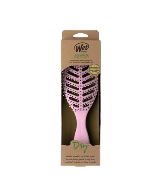 GO GREEN SPEED DRY PINK BRUSH Hair Brushes and Combs Asetena Pa 