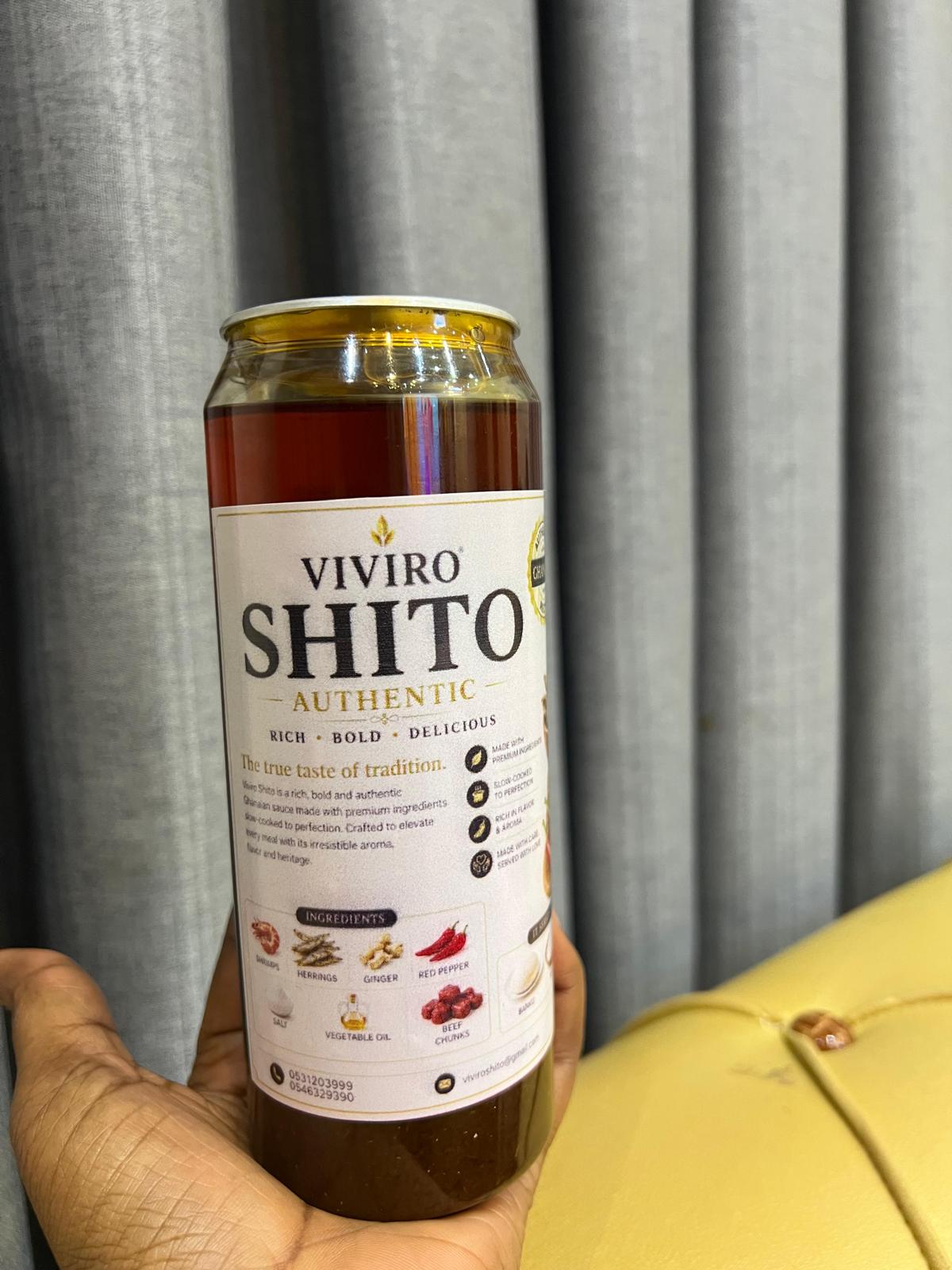 Viviro Authentic Ghanaian Shito (Homemade Hot Pepper Sauce) – Rich, Bold & Delicious Traditional Ghanaian Chilli Relish – 500g / 400g / 30 Sachets