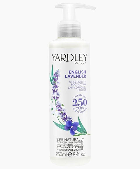 ENGLISH LAVENDER SILKY SMOOTH BODY LOTION 250 ml Skin Moisturizing Asetena Pa 
