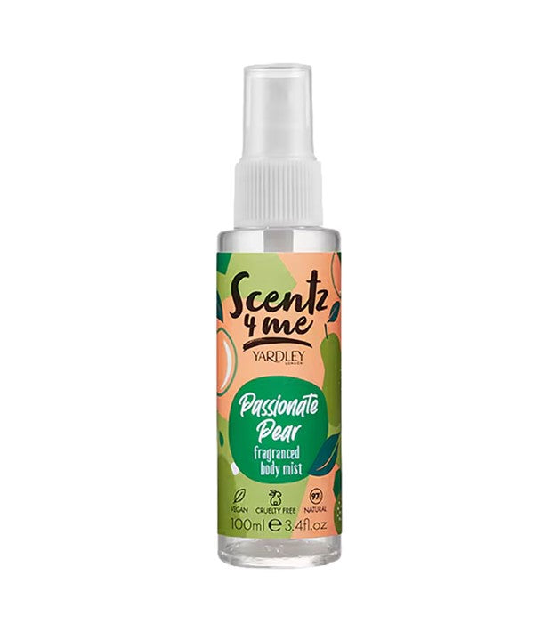 SCENT 4 ME PASSIONATE PEAR FRAGRANCED BODY MIST 100 ml Perfumes for Value Asetena Pa 