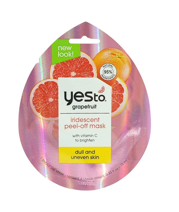 GRAPEFRUIT IRIDESCENT VITAMIN C PEEL OFF MASK 10 ml Skin Wash Asetena Pa 