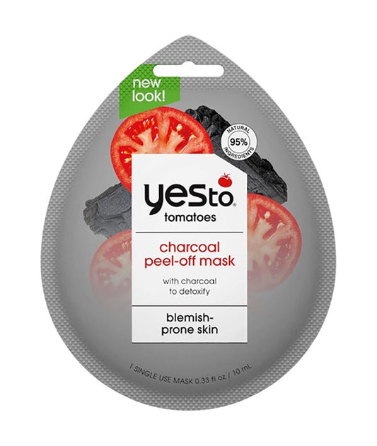 TOMATOES BLEMISH PRONE SKIN CHARCOAL PEEL OFF MASK 10 ml Skin Wash Asetena Pa 