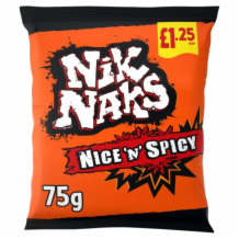 Nik Naks Spicy    20x75g