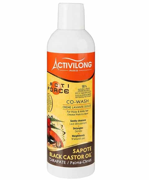 ACTI FORCE BLACK CASTOR OIL CO WASH 240 ml Conditioner Asetena Pa 