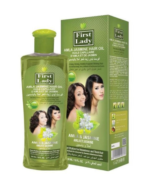 FIRST LADY AMLA JASMINE HAIR OIL 300 ml Sprays, Serums and Oils Asetena Pa 