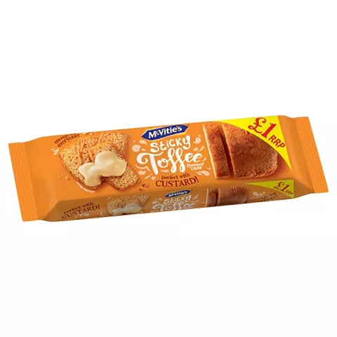 Mcvities Sticky Toffee Cake   1x1's