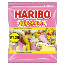 Haribo Milkshakes Bag   12x140g