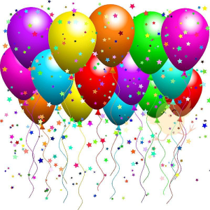 Happy Birthday Ballons  1x25pk