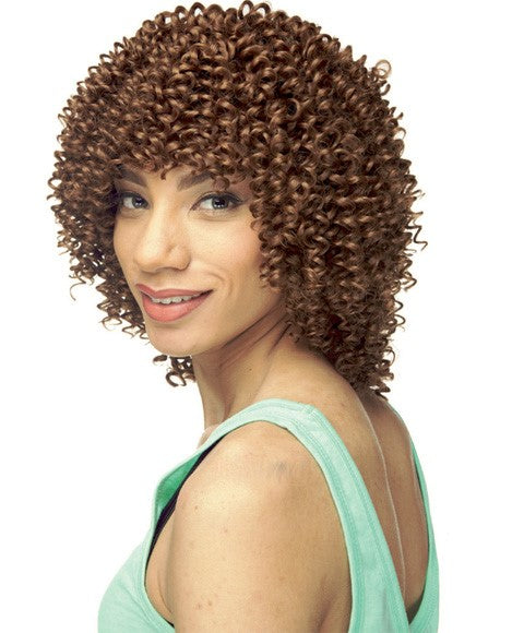 IMPRESSION SYN BOHEMIAN CURL WEAVE 12 Color 1B Synthetic Weave Hair Asetena Pa 
