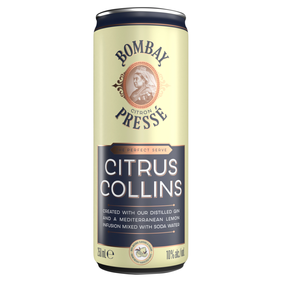 Bombay Sapphire Citrus Collins  12x250ml