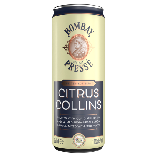 Bombay Sapphire Citrus Collins  12x250ml