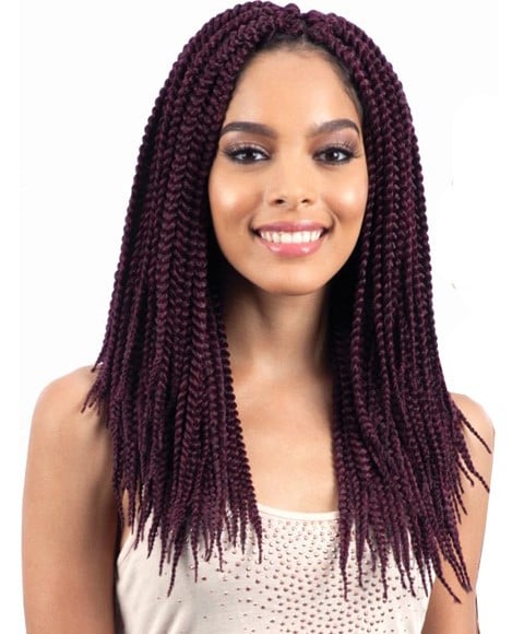 MODEL MODEL SYN BOX BRAIDS LARGE  Color 4 Hair for Braid Extensions Asetena Pa 