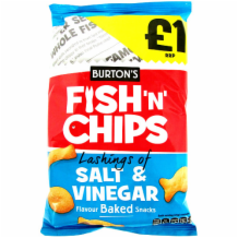 Burtons Fish 'n' Chips   10x125g