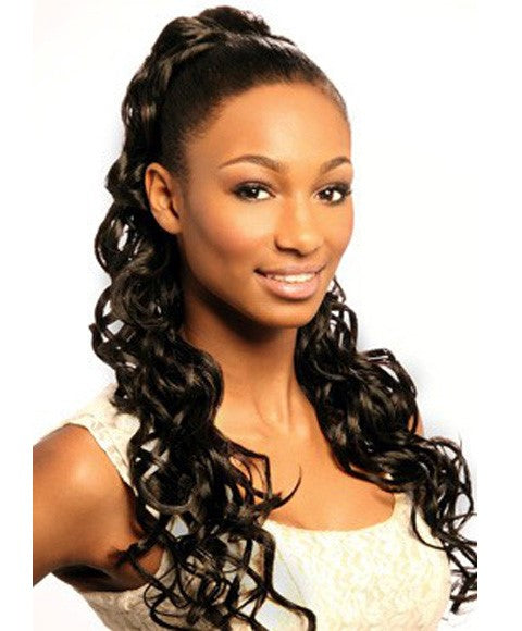 CHERISH SYN DRAWSTRING MIAMI GIRL PONYTAIL  Color 1B PonyTail Asetena Pa 