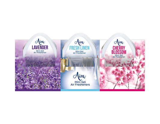 Mini Gel Air Fresheners  1x3PK