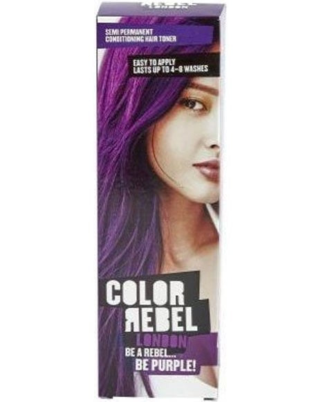 COLOR REBEL LONDON BE PURPLE CONDITIONING HAIR TONER 100 ml Hair Color Asetena Pa 
