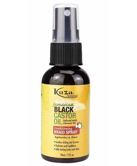 NATURAL JAMAICAN BLACK CASTOR OIL CONDITIONG BRAID SPRAY 59ml Sprays, Serums and Oils Asetena Pa 