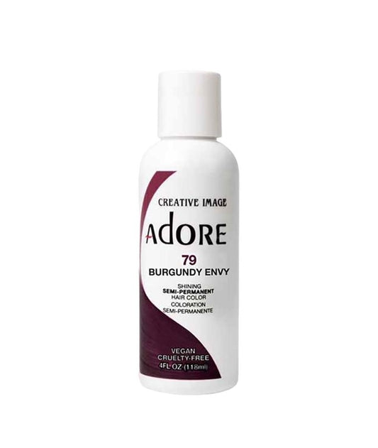 ADORE SHINING SEMI PERMANENT HAIR COLOR BURGUNDY ENVY 118 ml Hair Color Asetena Pa 