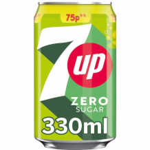 7up Zero Cans   24x330ml E