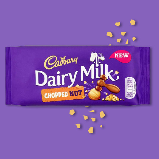 Cadbury Dairy Milk Chopped Hazelnut Block   22x95g