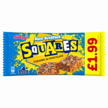 Kelloggs Squares Caramel & Chocolate   1x4-pk