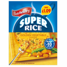 Batchelors Savoury Rice Golden Vegetables   11x90g