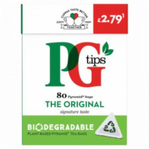 Pg Tips Tea Bags   6x80's
