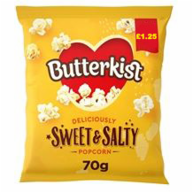 Butterkist Swt & Salt P Crn   15x70g