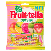 Fruittella Duo Stix Vegan   12x135g