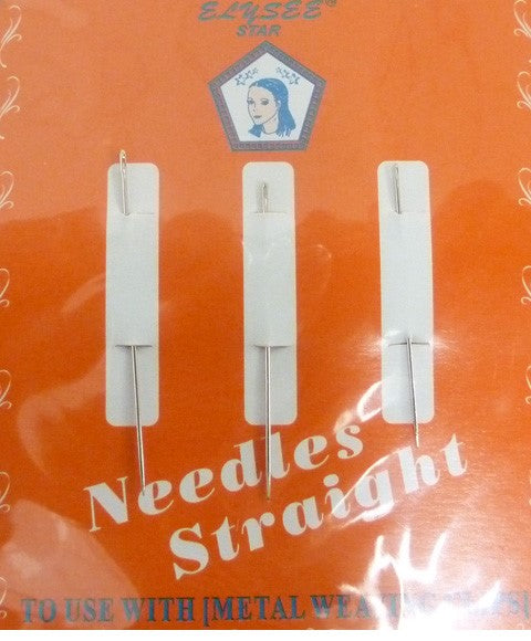 ELYSEE STAR STRAIGHT WEAVING NEEDLE 3PCS 3pcs Extensions Accessories Asetena Pa 