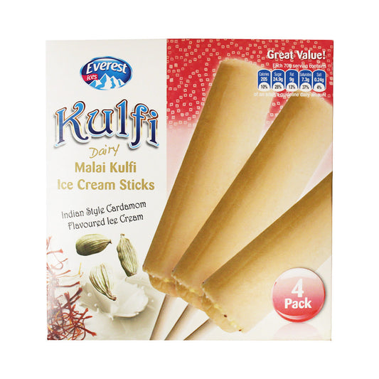 Everest Malai Kulfi On A Stick  1x4-pk