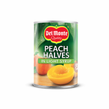 Del Monte Peach Halves In Syrup  12x420g