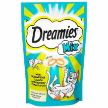 Dreamies Cat Treats Mix Salmon And Tuna  8x60g