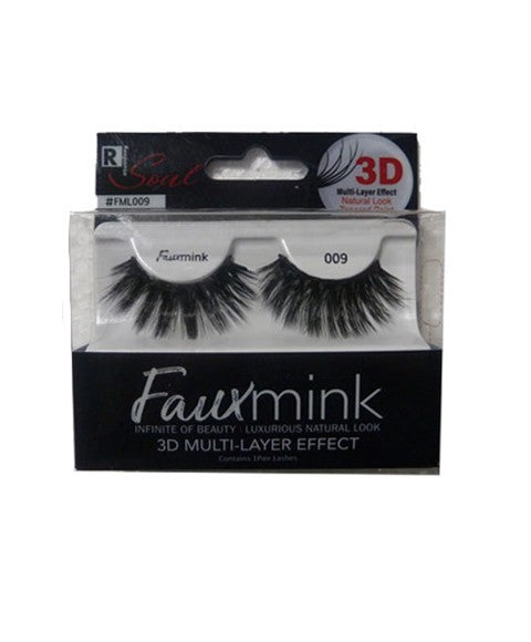 RESPONSE SOUL FAUX MINK 3D EFFECT EYELASH 009  Color Black Eye Makeup Asetena Pa 