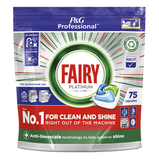 Fairy Professional Auto Dishwasher Capsules Original 1x75`s