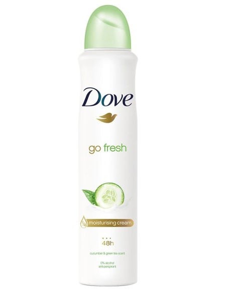 GO FRESH CUCUMBER AND GREEN TEA 48H ANTI PERSPIRANT SPRAY 250 ml Body Care Asetena Pa 