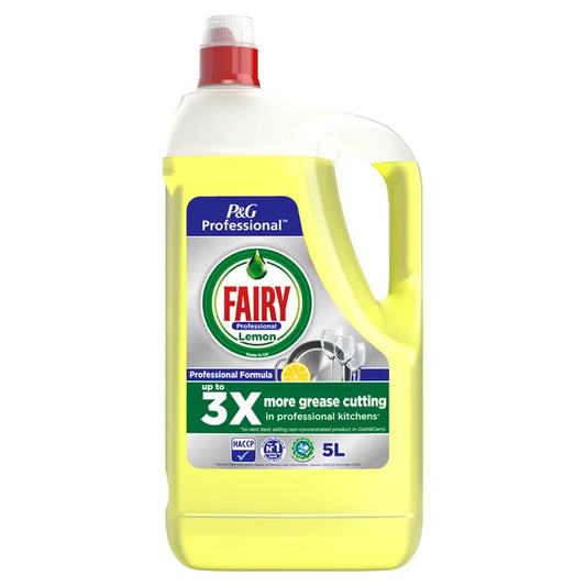 Fairy Professional Washing Up Liquid Lemon 5L
