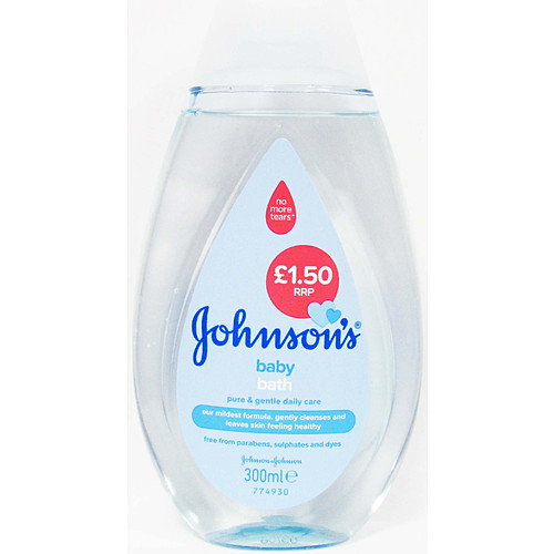 JOHNSONS BABY BATH 1.50 6 × 300ML