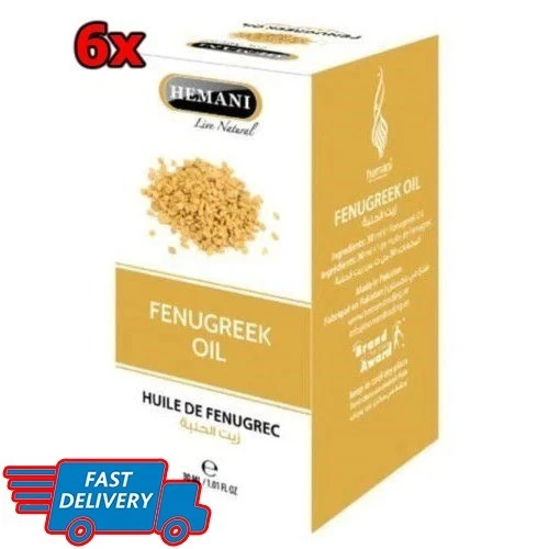 HEMANI FENUGREEK OIL 6 x 30ML