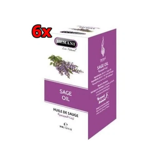 HEMANI SAGE OIL 6 x 30ML
