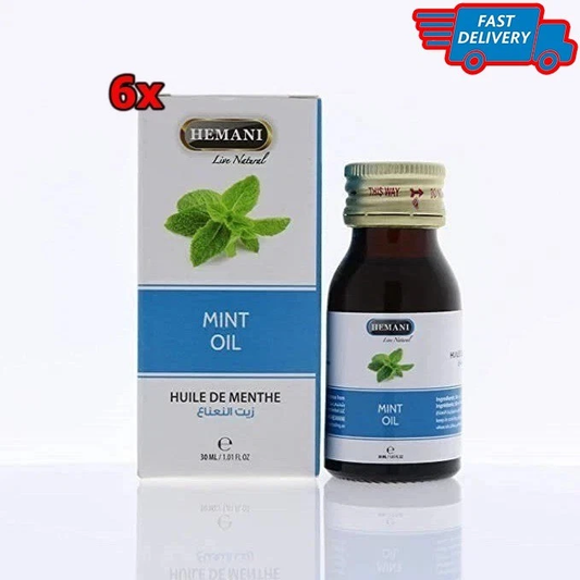 HEMANI MINT OIL 6 x 30ML
