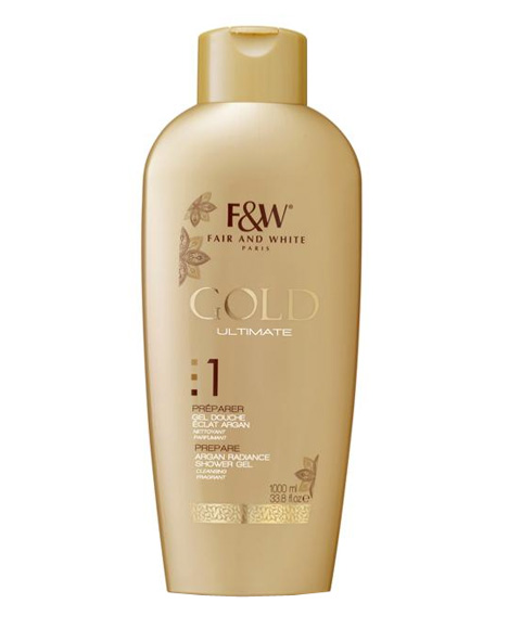 F&W GOLD 1 PREPARE ARGAN SHOWER GEL 1 x 1L