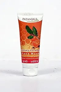 PATANJALI ORANGE HONEY FACEWASH 6S ) 6 x 60G
